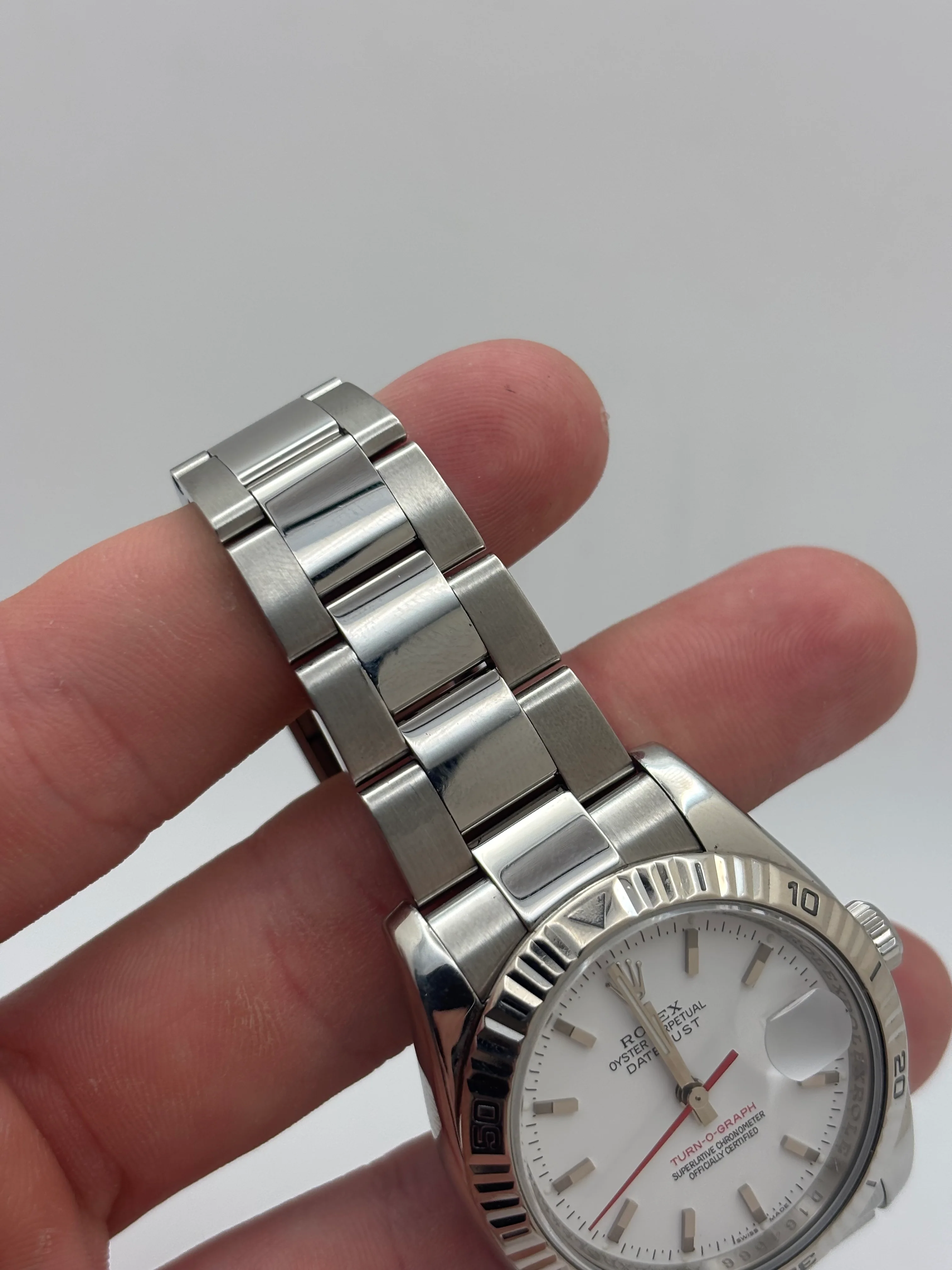 Rolex Datejust- 36mm White Index Dial Oyster Bracelet 116234 - Image 5
